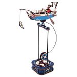 ROKR DIY Wooden Gravity Swing Model - Ocean Fisher
