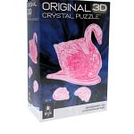 3D Crystal Puzzle - Swan II (Pink)
