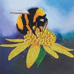 D.I.Y Crystal Art Card Kit - Bumblebee