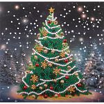 D.I.Y Crystal Art Card Kit - Festive Fir