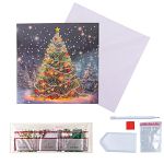 D.I.Y Crystal Art Card Kit - Festive Fir
