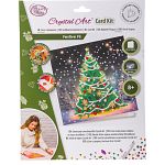 D.I.Y Crystal Art Card Kit - Festive Fir