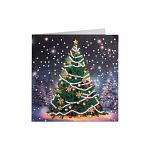 D.I.Y Crystal Art Card Kit - Festive Fir