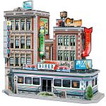 Urbania: 1950's Diner - Wrebbit 3D Jigsaw Puzzle