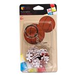 Puzzle Sphere Keychain - Basketball