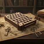 Icarus - Wooden Maze Puzzle Box
