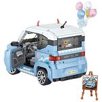 Loz Blocks Mini: Blue Mini Car