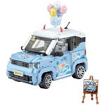 Loz Blocks Mini: Blue Mini Car