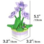 Mini Bricks: Potted Plant - Violet