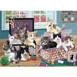 Crafty Kittens - Large Piece