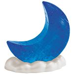 3D Crystal Puzzle - Glow-in-the-Dark Moon