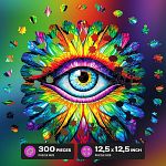 Eye - 200 Piece Shaped Wooden Jigsaw Puzzle