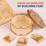 Secret Maze Box - DIY Wooden Puzzle Gift Box Model Kit