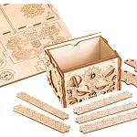 Secret Treasure Box - DIY Wooden Puzzle Gift Box Model Kit