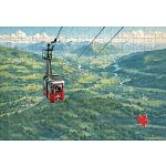 Mini Travel Puzzle - Jasper Sky Tram, Jasper National Park