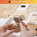 Rolife DIY Wooden Model Kit - Drum Kit