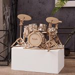 Rolife DIY Wooden Model Kit - Drum Kit