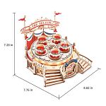 ROKR DIY Wooden Mechanical Model - Tilt-a-Whirl