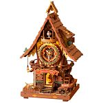 ROKR DIY Wooden Mechanical Model - Colored Cuckoo Clock