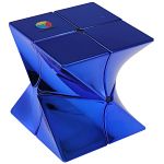 Galaxy Twisted 2x2 Cube - Metallized Blue Body