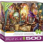 Mystical Study - Large Piece Jigsaw Puzzle