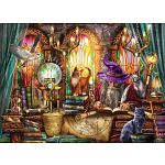 Mystical Study - Large Piece Jigsaw Puzzle