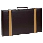 18 inch Backgammon Set - Brown and Tan