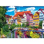 Floral Colorful Town, Tubingen, Germany - Kodak Premium Puzzles