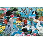Floor Puzzle: Water Birds