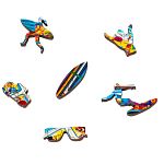 Wooden Jigsaw Puzzle: Fun Size - Goin' Surfin'