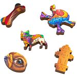 Wooden Jigsaw Puzzle: Fun Size - French Bulldog