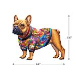 Wooden Jigsaw Puzzle: Fun Size - French Bulldog
