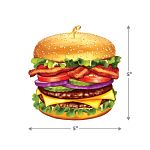 Wooden Jigsaw Puzzle: Fun Size - Cheeseburger