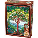 Tree of Life Stained Glass - Large Piece Jigsaw
