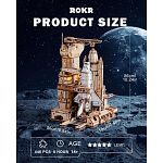 ROKR DIY Wooden Mechanical Model - Space Shuttle