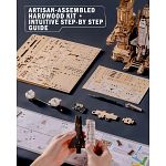 ROKR DIY Wooden Mechanical Model - Space Shuttle