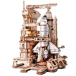 ROKR DIY Wooden Mechanical Model - Space Shuttle