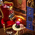 Rolife DIY Book Nook Shelf Insert (Bookend) Magic Fantasy Corner