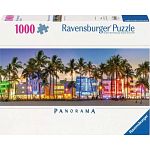 Panorama: Night Glow on Ocean Drive