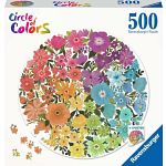 Circle of Colors - Round Jigsaw Puzzle