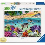 Race of the Baby Sea Turtles - Large Piece Format