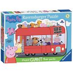 Peppa Pig: Fun Day Out - Shaped Giant Floor Puzzle