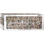 Michelangelo: The Sistine Chapel (Ceiling) - Panoramic Jigsaw