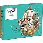 Bouquet of Birds - 750 Piece Shaped Puzzle