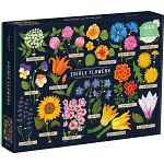 Edible Flowers - 1000 Piece Jigsaw Puzzle