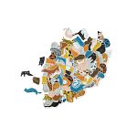 299 Cats (and a dog) - A Feline Cluster Jigsaw Puzzle