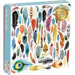 Feathers: 500 Piece Foil - Large Piece Jigsaw Puzzle