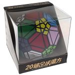 Soccer Megaminx - Black Body (20-Axis Icosidodecahedron)