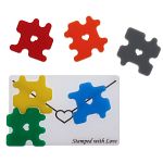 Stamped With Love - Colorful Acrylic Packing Puzzle