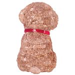 3D Crystal Puzzle - Poodle (Red)